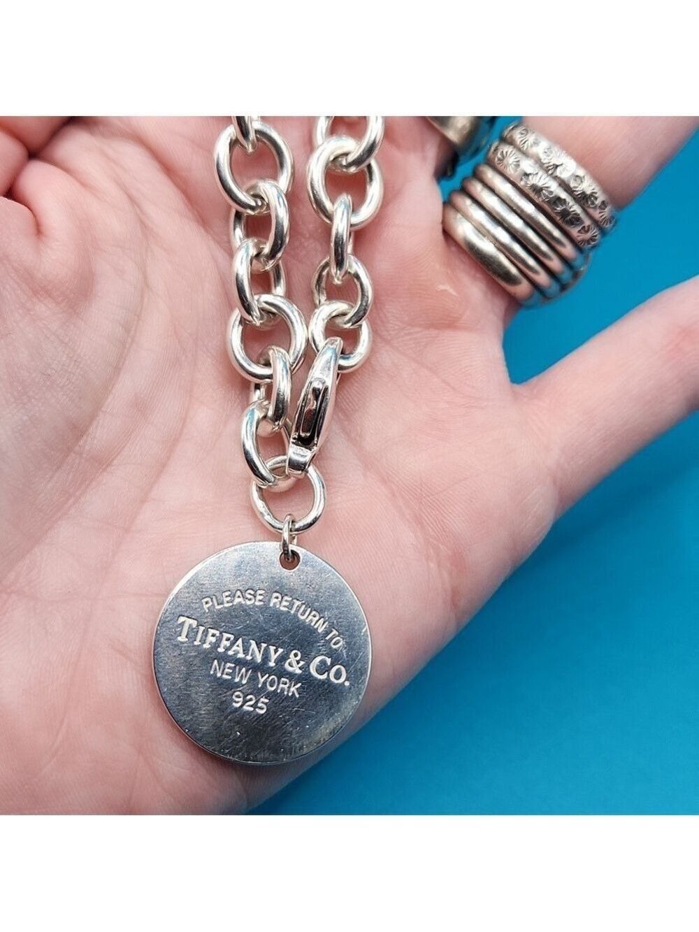 Tiffany & Co. Silver Chain Bracelet - Picture 4 of 10
